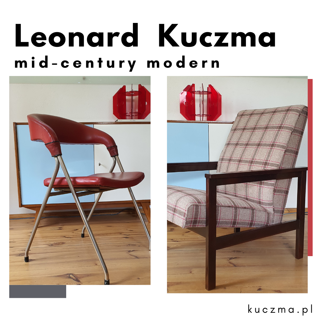Projekt Leonard Kuczma Mid-century modern,